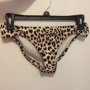 Victoria’s Secret Cheetah Print Swim Bottoms